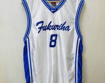 Vintage Nike Tank Top / Nike Sleeve Less Basketball Style Jersey No. #8 Made In Japan Bonito diseño