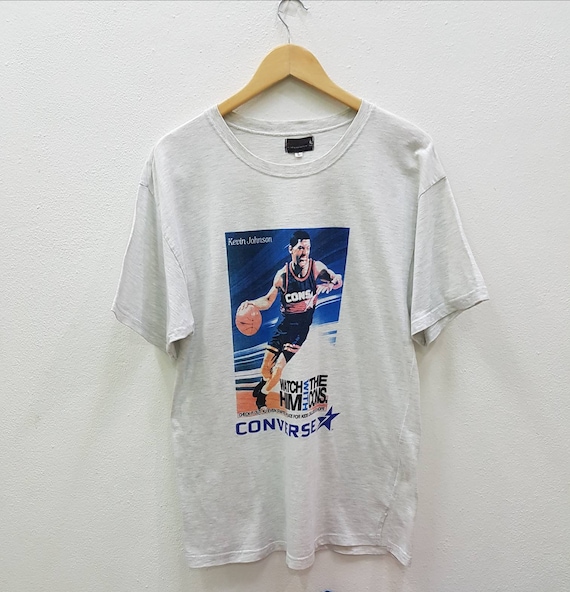 Vintage 90s Converse Kevin Johnson Basketball T-shirts | Etsy