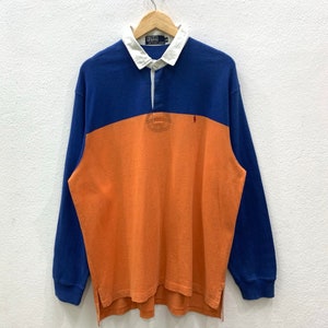 Vintage Polo By Ralph Lauren Small Logo Pony Polo Shirt Long Sleeve