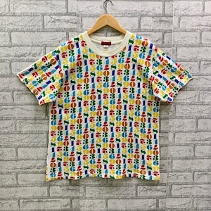 RARE!!! Vintage Sugar Cane Alloverprint Japanese Brand T-shirts
