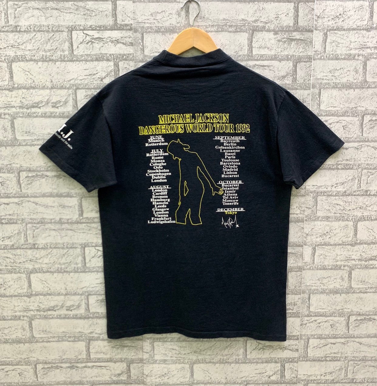 Vintage 90s Michael Jackson Dangerous World Tour 1992 in Japan T 