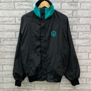 Vintage Auburn Sportswear Soka University Of America Windbreaker Jacket Varsity Bomber Satin