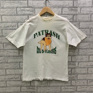 RARE!!! Vintage 90s Patrash Dog Of Flanders Japanese Animated Television Series T-shirts