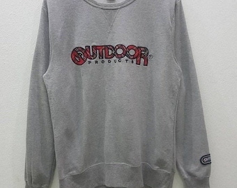 Vintage Outdoor Products Sweatshirts Embroidery Logo Large Size