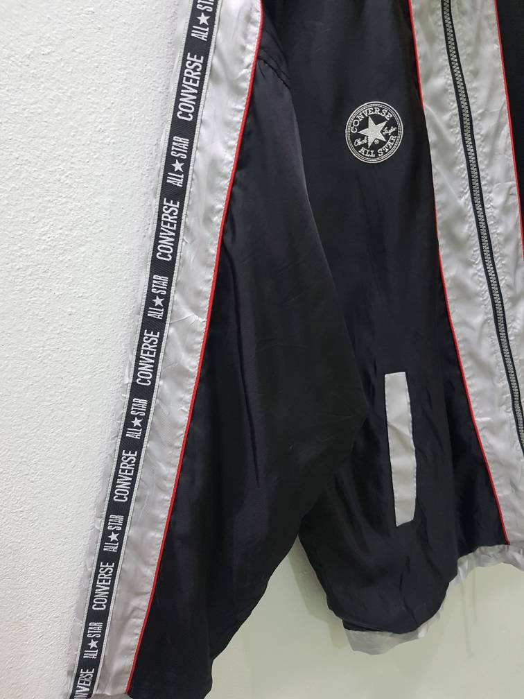 Vintage Converse All Star Windbreaker Sweater Jacket Full