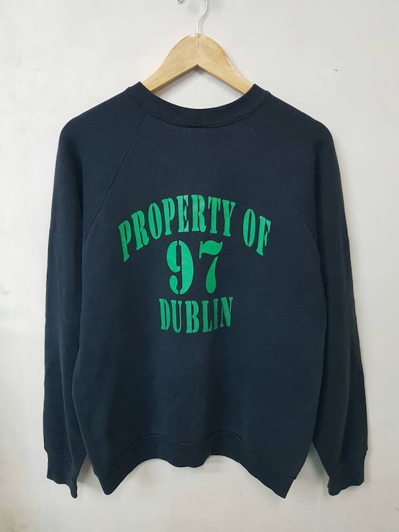 Vintage 90's Property Of 97 Dublin Crewneck Sweat… - image 1