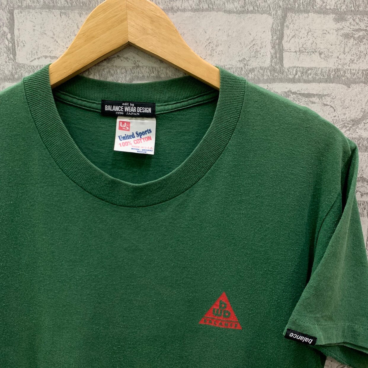レア!!! ヴィンテージ 90年代 バランスウェアデザイン 日本のブランドT 