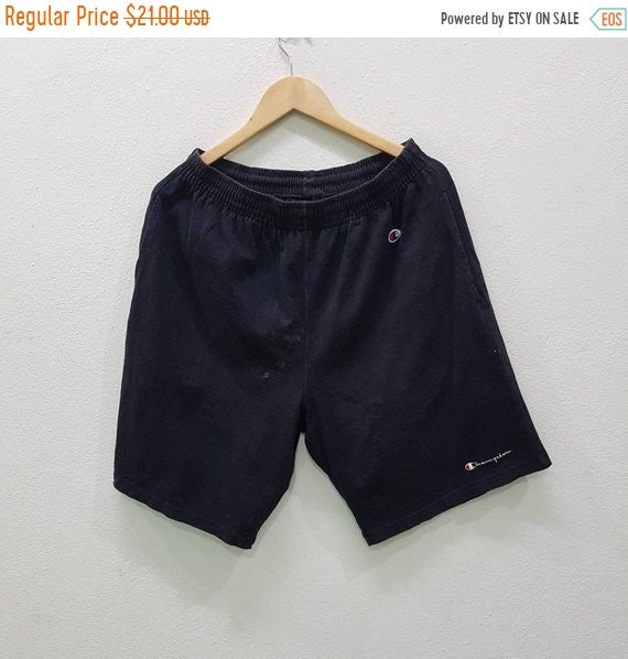 Vintage Shorts pants Champion Embroidery Logo Cham