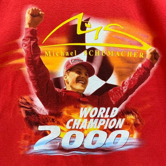 RARE!!! Vintage Michael Schumacher World Champion T-s… - Gem