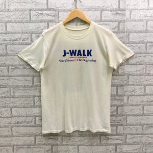 Vintage 90s J-WALK TOUR 1993 Start From The Beginning Japanese Rock Band T-shirts