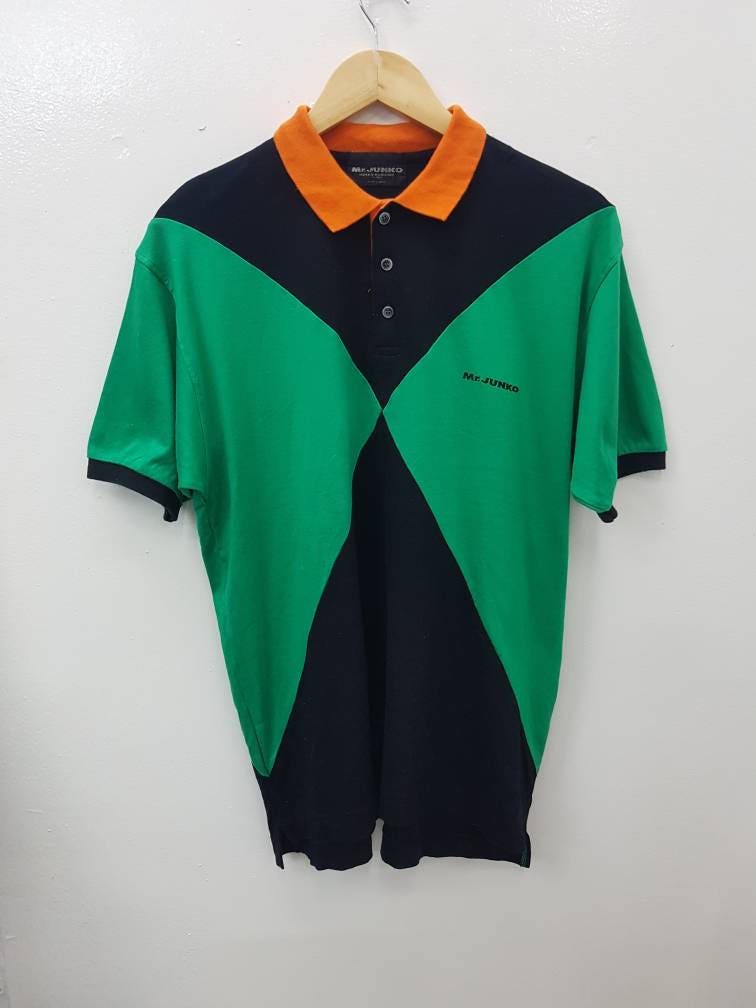 Rare Vintage Mr. Junko /junko Koshino Polo Shirt Button Down