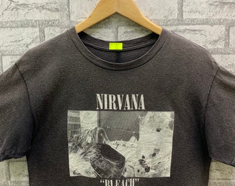 Vintage Nirvana Bleach Grunge Band T-shirts - Etsy