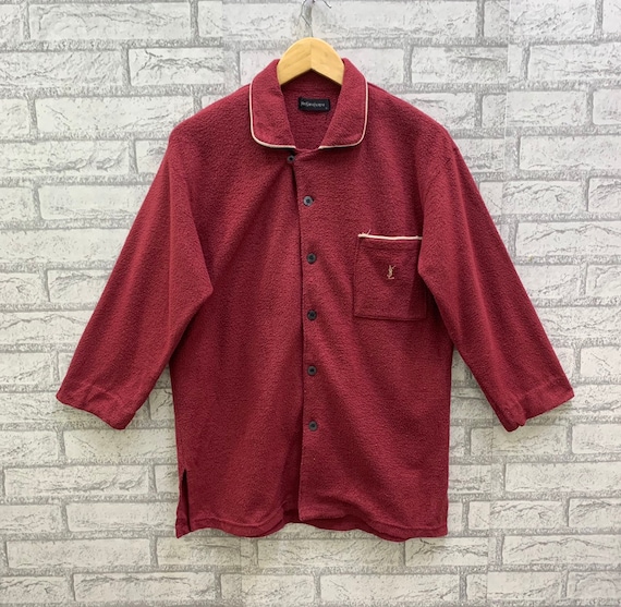 Vintage Yves Saint Laurent Ysl Fleece Pyjamas Slee