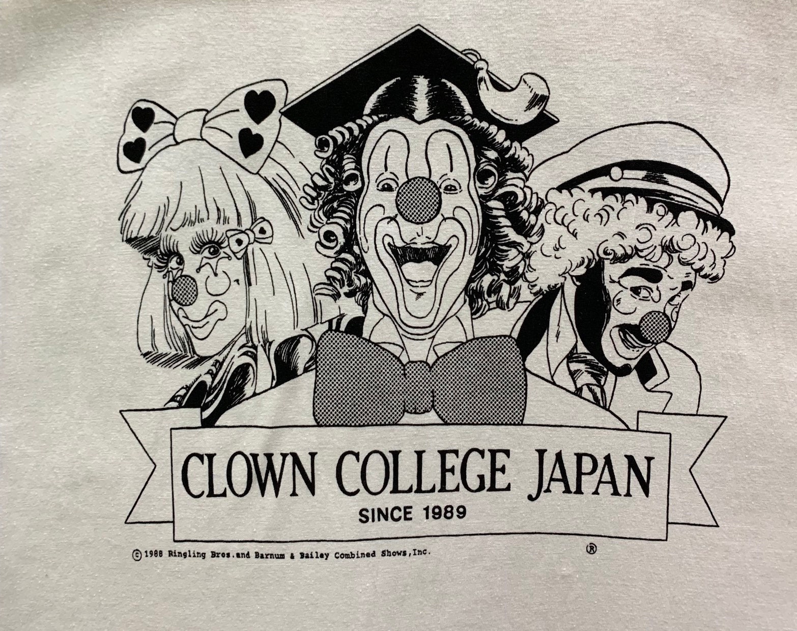 Vintage jaren 80 Ringling Bros En Barnum &Bailey Circus Clown College Japan Tank Tops Singlet Kleding Gender-neutrale kleding volwassenen Tops & T-shirts Tanktops Tanktops met print 