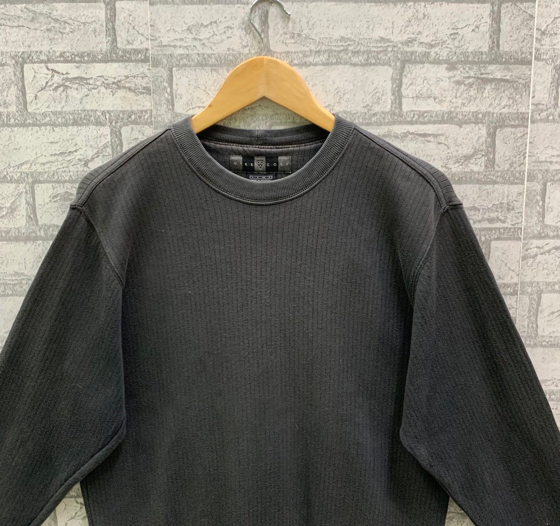 Vintage Nike Golf Sweatshirts Crewneck Nike Small Swoosh | Etsy