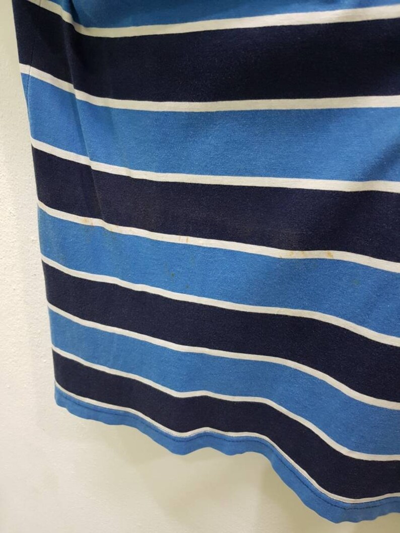 RZADKIE!! Vintage Courrèges Sport T-shirty z haftowanym logo i paskiem zdjęcie 9