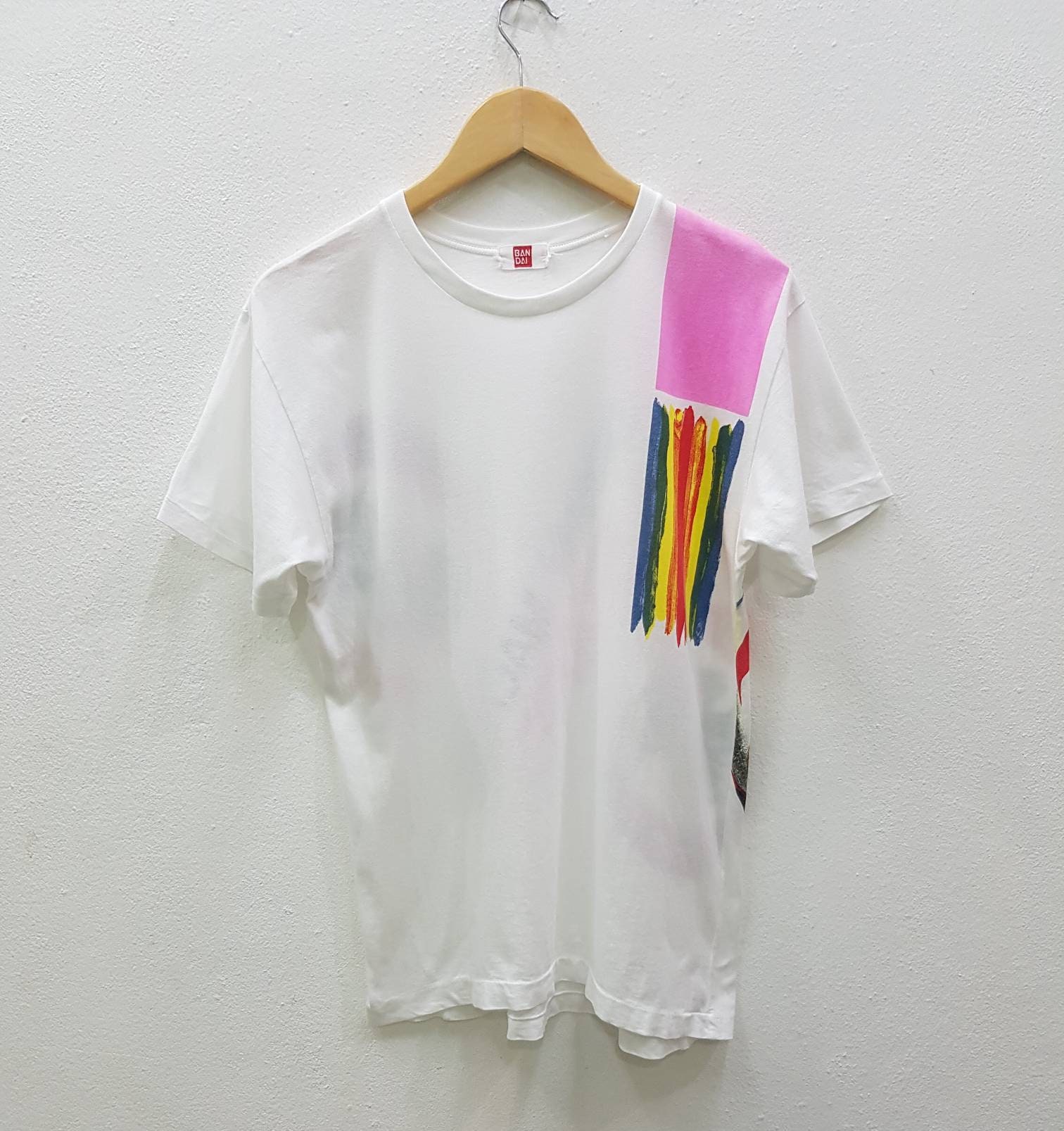 RARE!! Vintage Dream Machine Staff By Bandai Toy Maker Film Production T-shirts