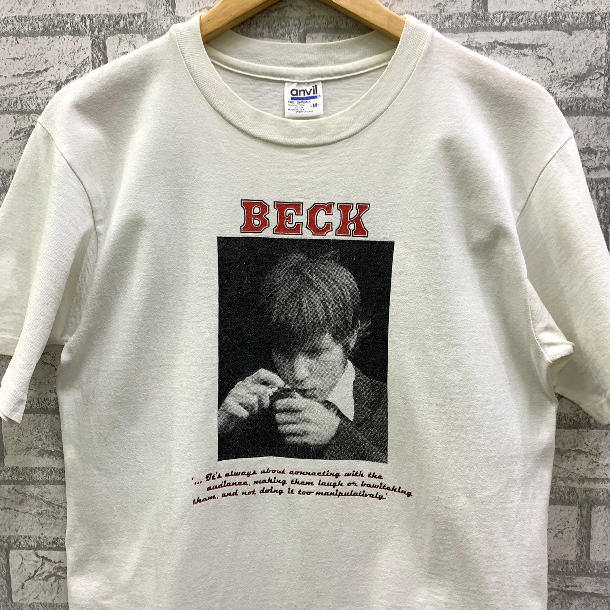 レア!!! 90年代のヴィンテージ ベック オデレイ Tシャツ - Etsy 日本