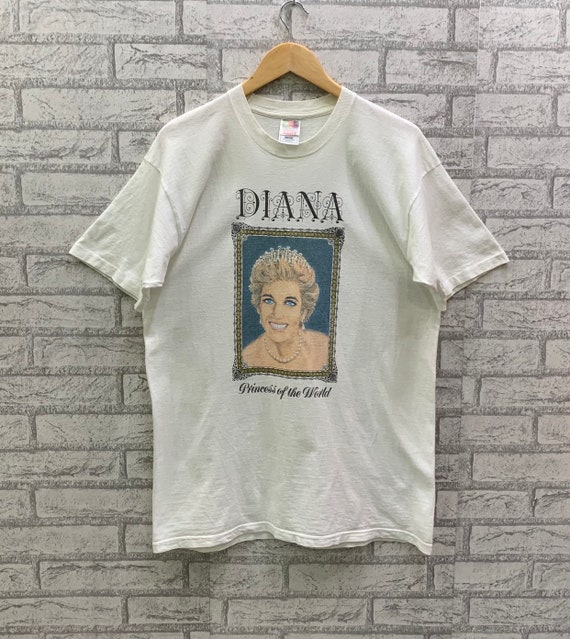 Vintage 90s Diana Princess Of The World T shirt /… - image 1