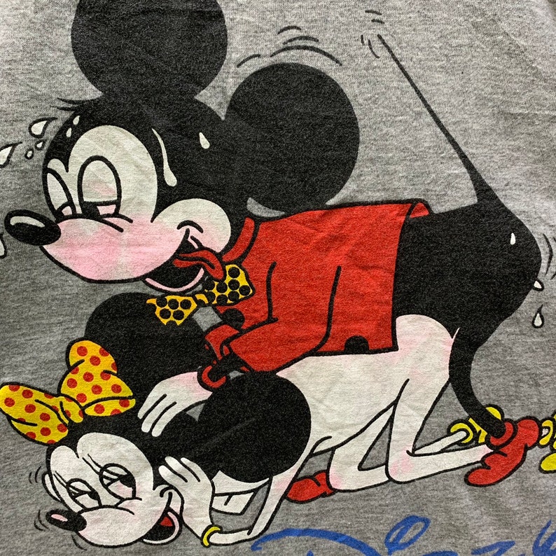 Dizzy Mickey VERY RARE!!! Vintage Mickey Mouse Minnie Euro Dizzy Amsterdam T-shirts ...