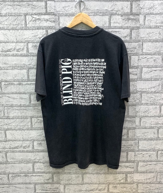 レア!!! ヴィンテージ 90 年代 Blind Pig Co Records バンド T