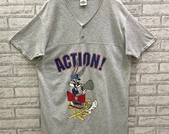 90s Vtg Acme Clothing Company Bugs Bunny Graphic T Shirt Hot Shot Hare Mens 2XL