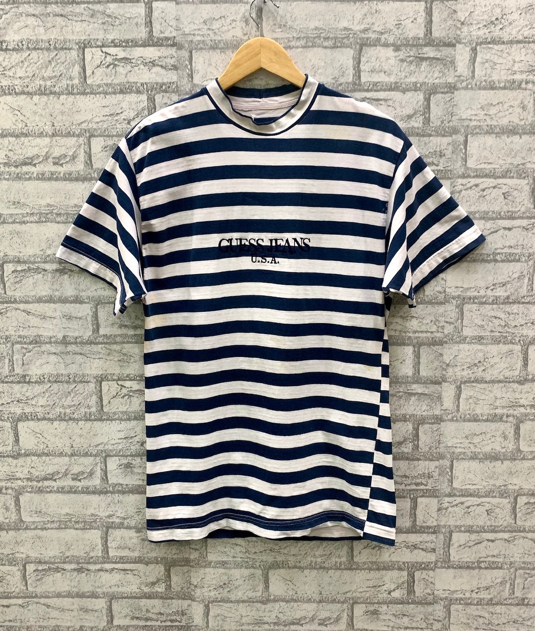 Black and white guess striped shirt new arrivals