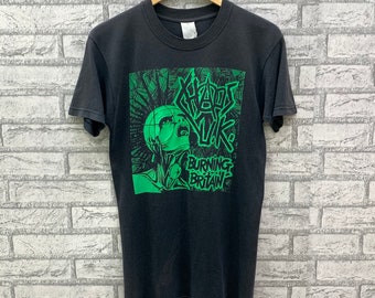 CHAOS UK バンド　ダメージTシャツ ヴィンテージ カオス UK バーニング ブリテン ハードコア パンク