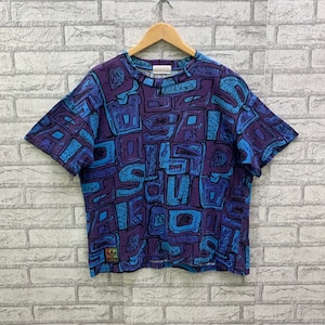 RARE!!! Vintage 90s Adidas Alloverprint T-shirts Descente