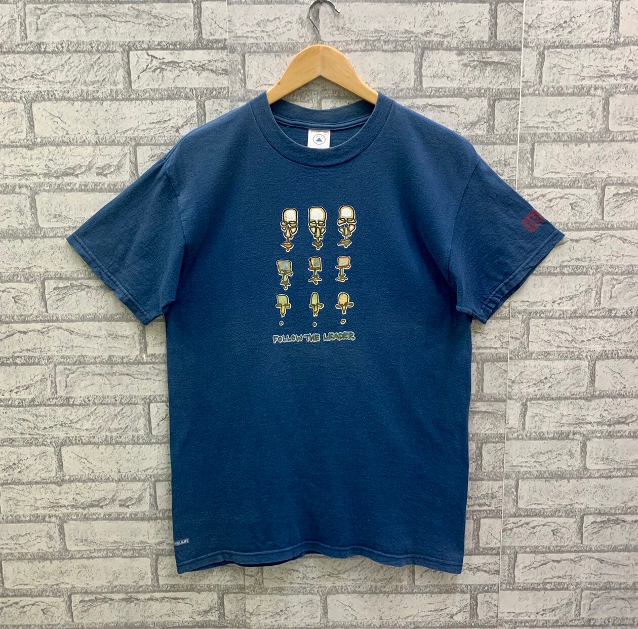 RARE!!! Vintage 90s Follow The Leader Designed By Jahmal William Strength Magazine Skateboarder Skate T-shirts