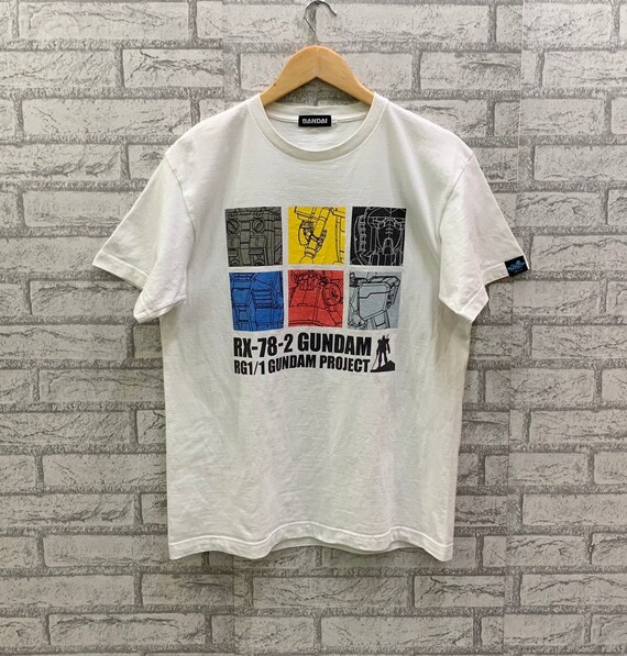 Vintage Japanese Anime Gundam Bandai T-shirts