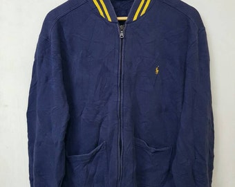 Vintage Polo Sport Ralph Lauren Sweater Full Zipper/Polo Sport Small Logo/Polo Sport Jacket