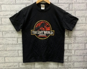 Vintage 90s Jurassic Park the Lost World Velociraptor T-shirt XL