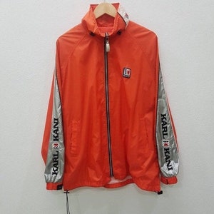 Vintage Kani Jeans Jacket Sweater/Karl Kani Windbreaker Hoodie Full Zipper Embroidery Logo Hiphop Swag Nice Design