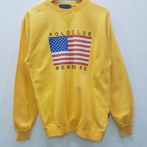 Vintage Polo Club Members Sweatshirts Big Logo Jumper Pullover