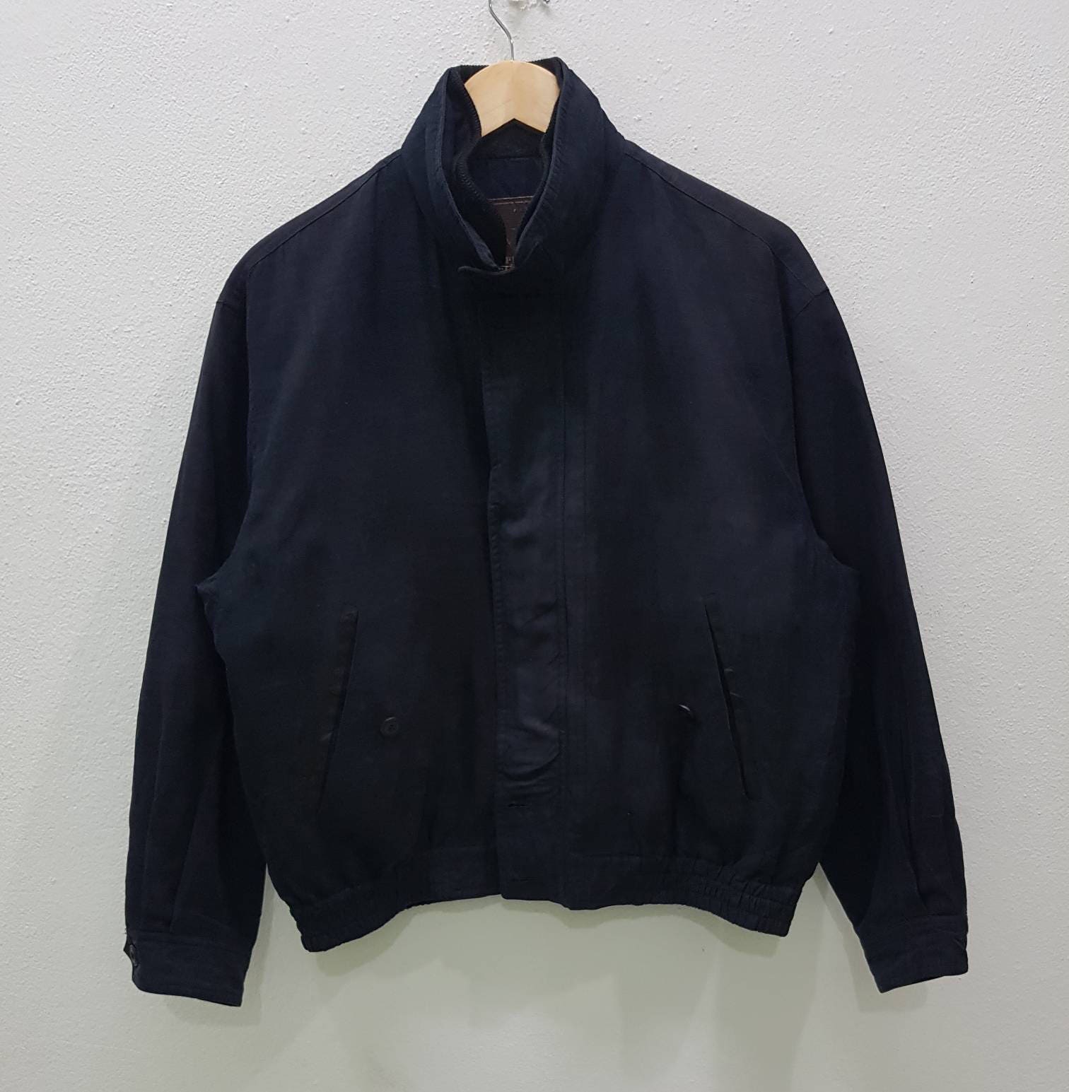 Vintage Playboy Collection VP Jacket Full Zipper Black