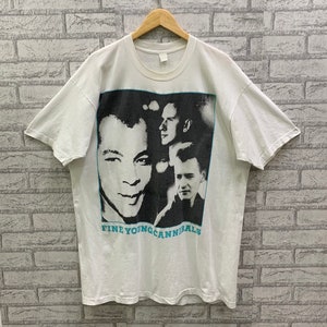 VERY RARE!!! Vintage 80s Fine Young Cannibals Line Up British Rock Music Band T-shirts