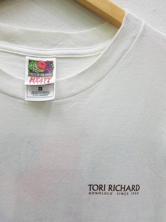 Vintage Tori Richard Honolulu Back Print T-shirts… - image 4