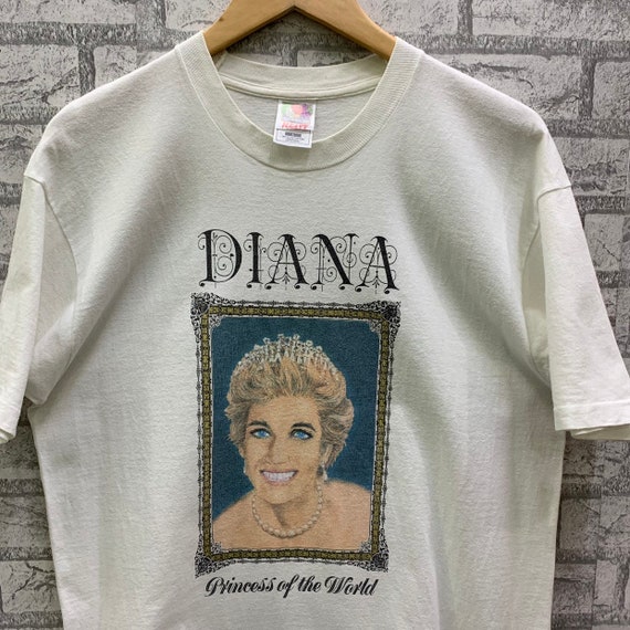 Vintage 90s Diana Princess Of The World T shirt /… - image 3