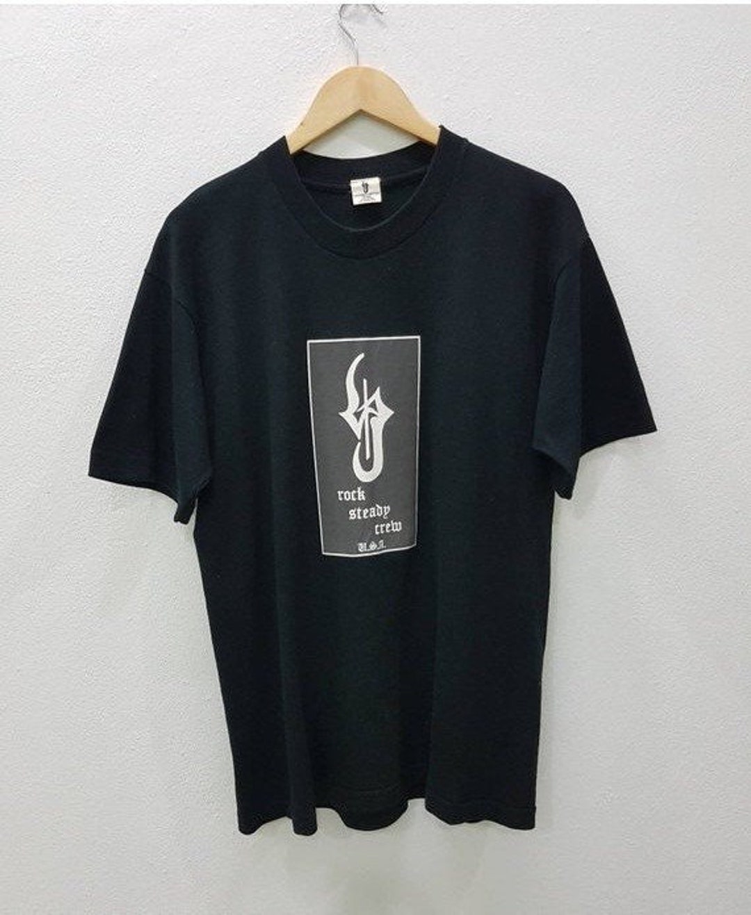 Vintage 90s ROCK STEADY CREW ロゴ T シャツ フリーサイズ