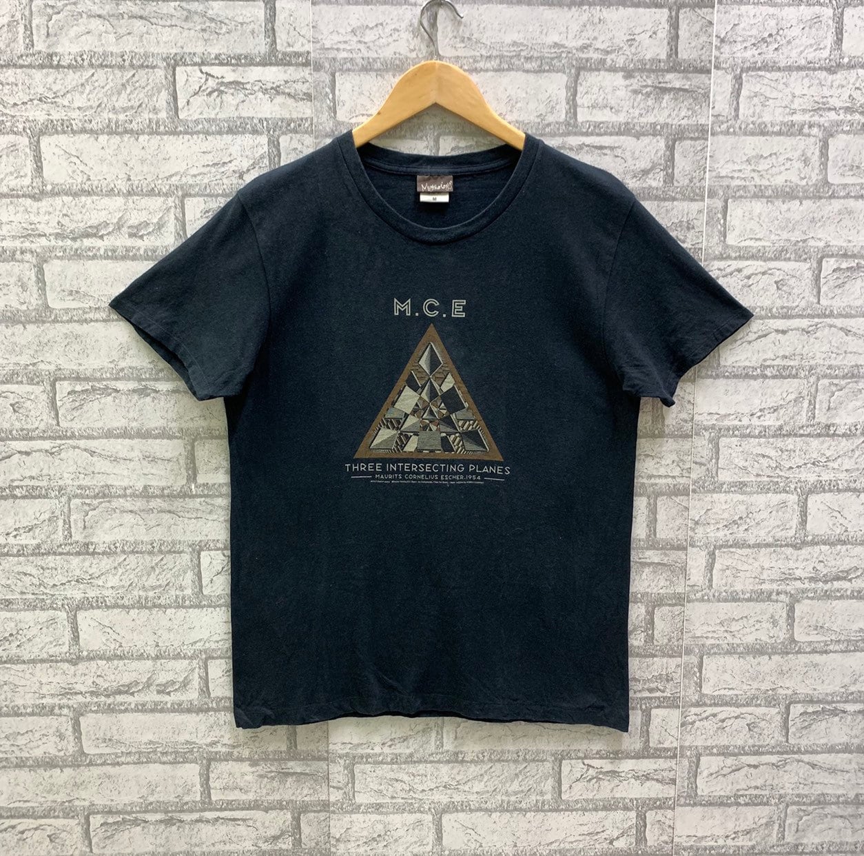 RARE!!! M.C. Escher Works Three Intersecting Planes Artwork T 