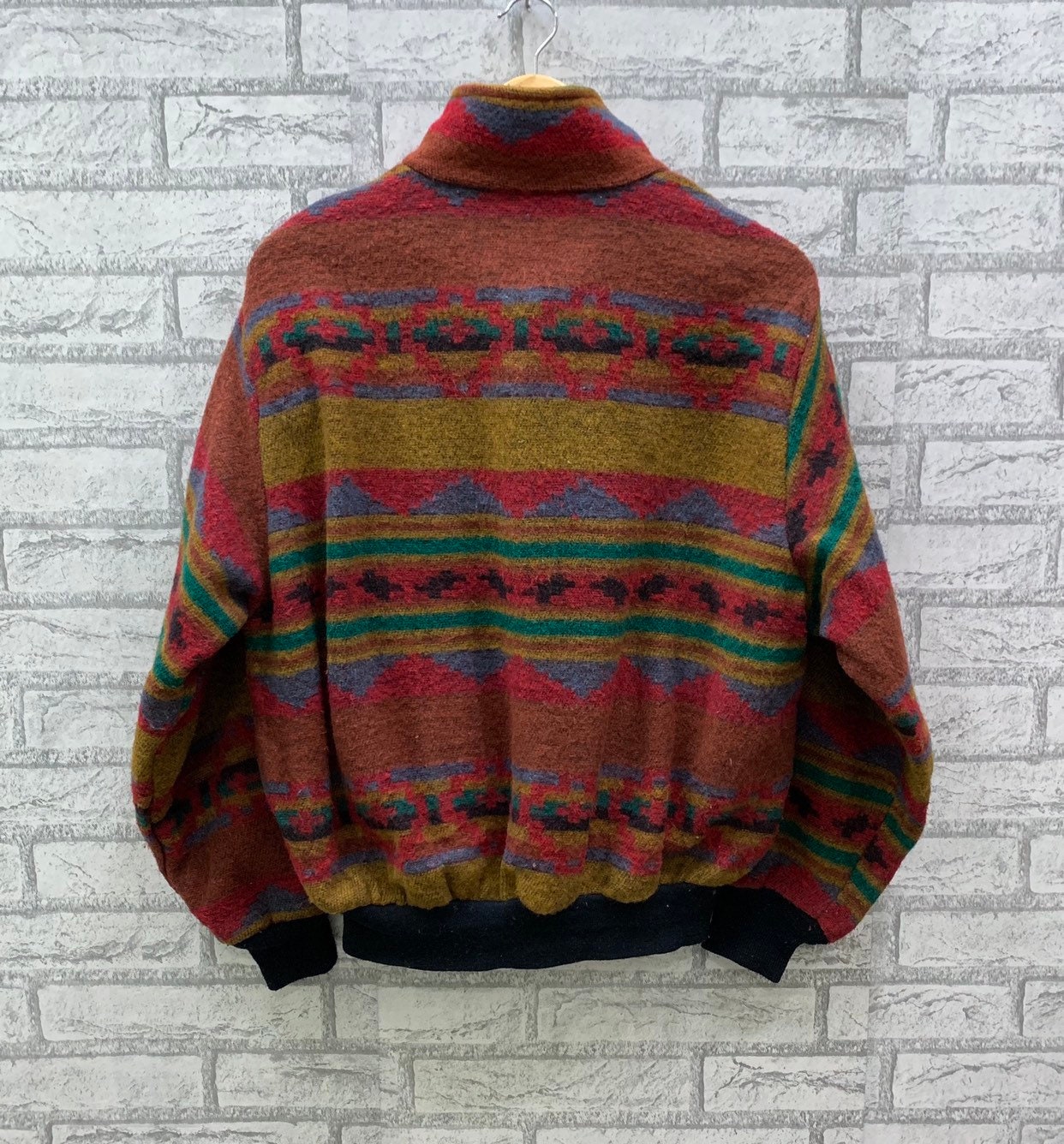 Vintage Style Navajo USA Colourful Jacket Full Zipper Etsy