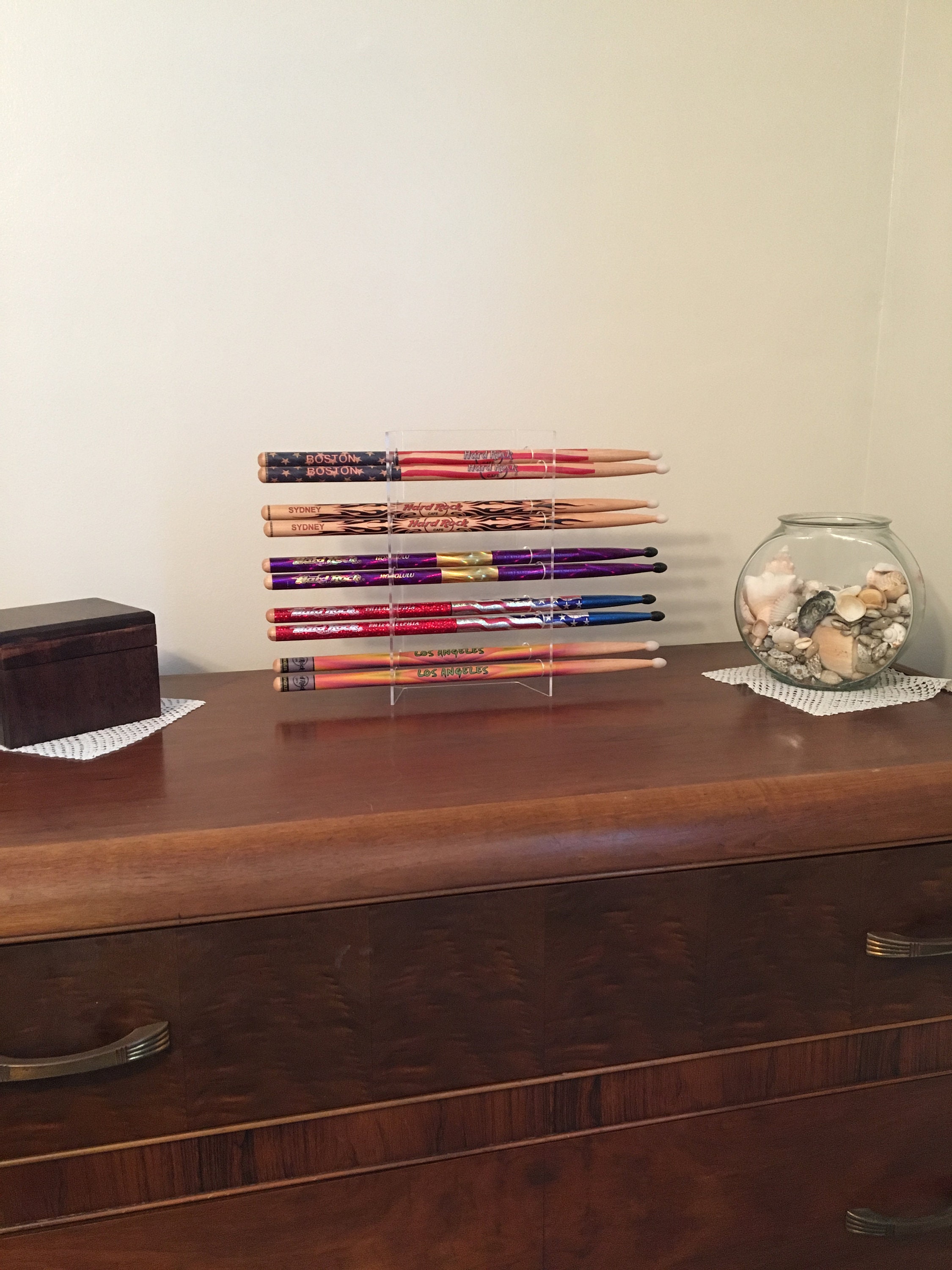 Drumstick Display 5 Sets Drumstick Holder Drumstick Rack Acrylic