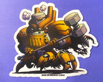 Steampunk Golem - Vinyl Stickers