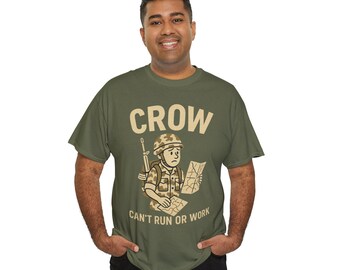 CROW Funny British Army T-Shirt Design