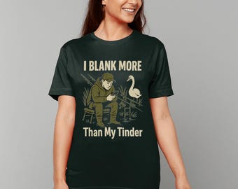 Tinder T-Shirt: Funny Fishing Graphic Tee