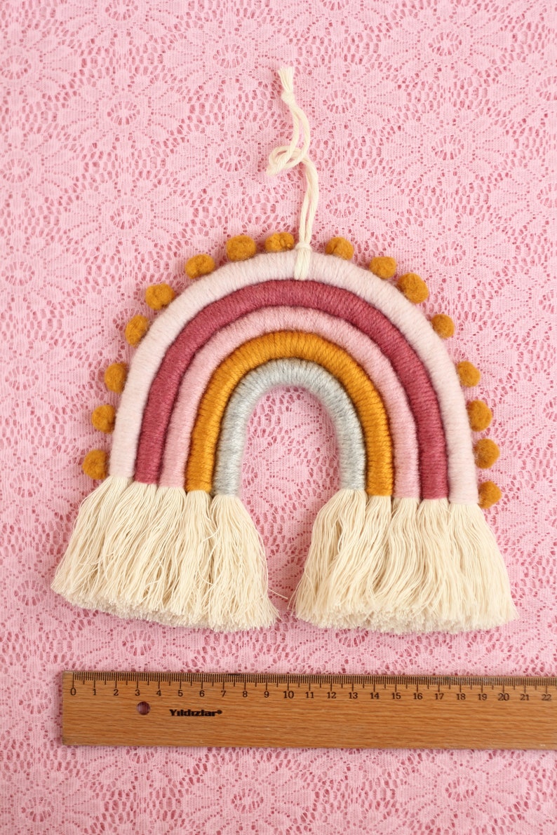 Rainbow Wall Hanging Rainbow Wall Art Nursery Wall Decor Etsy