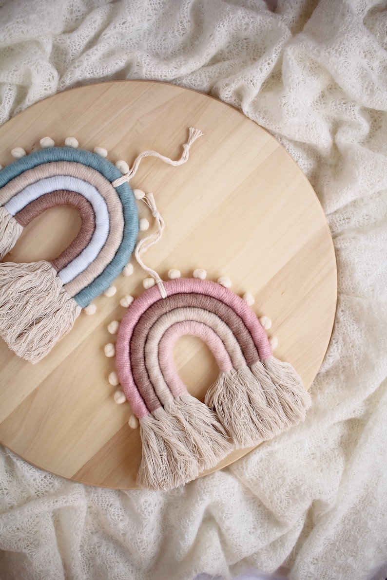 Rainbow Wall Hanging Rainbow Wall Art Nursery Wall Decor Etsy