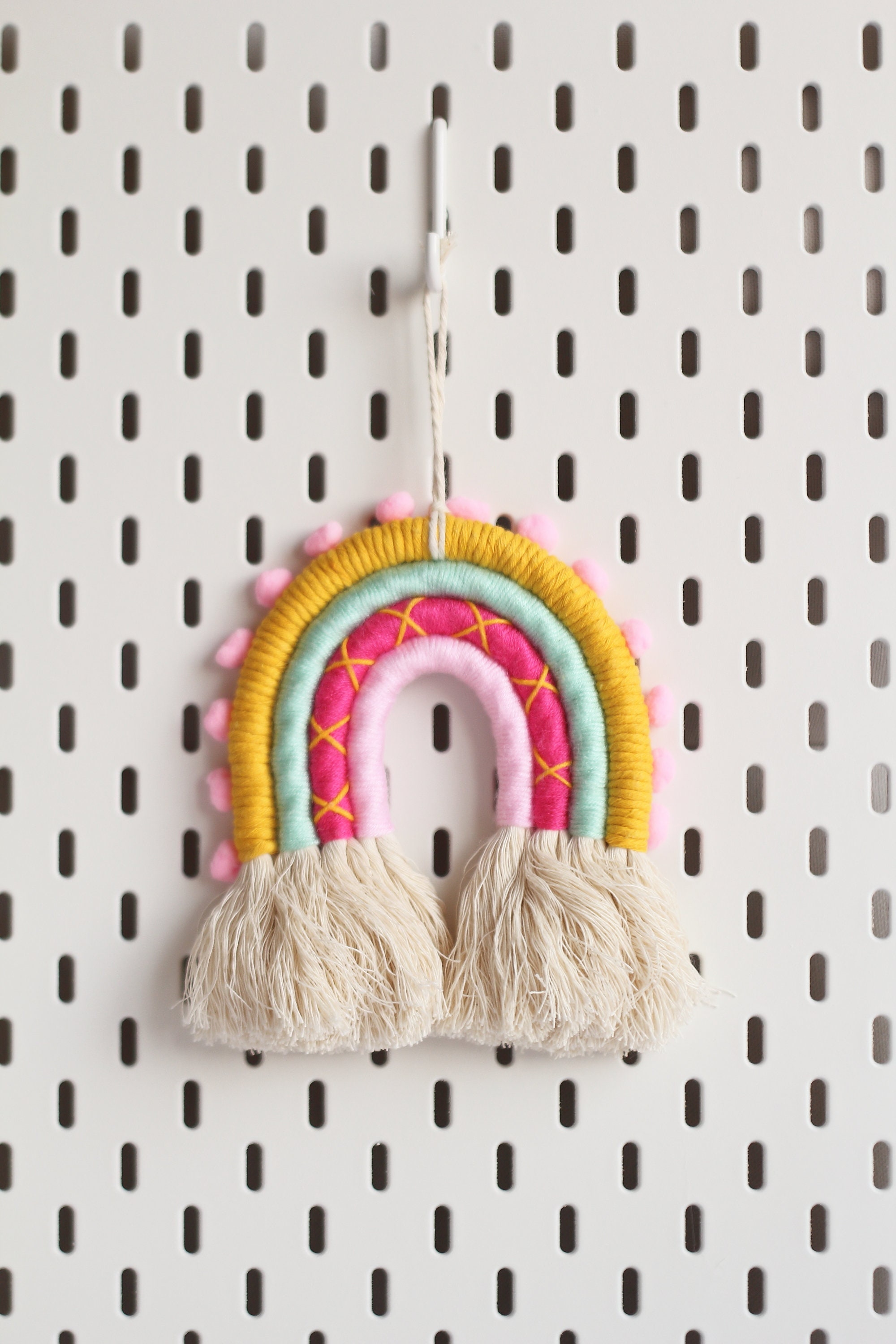 Rainbow Wall Hanging Rainbow Wall Art Nursery Wall Decor Etsy