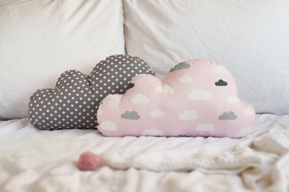 Set Of 2 Cloud Pillows Cloud Cushions Baby Pillows Nursery Etsy